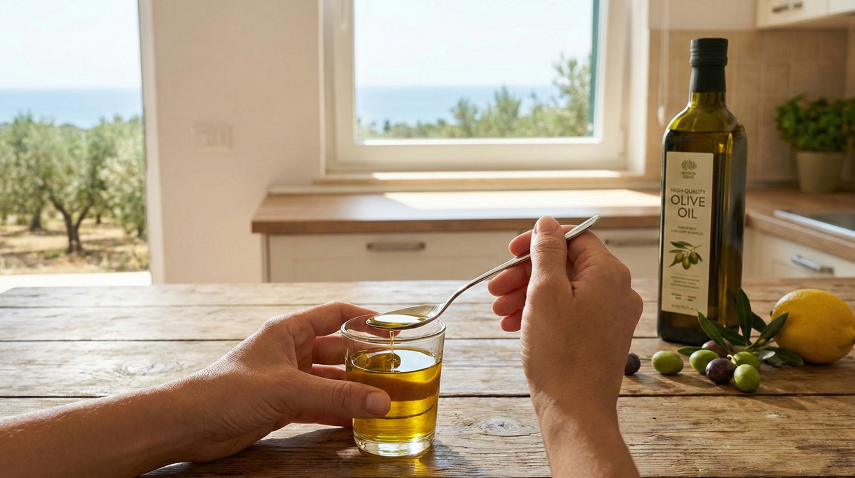 Sabah Aç Karnına Şifa Niyetine Zeytinyağı