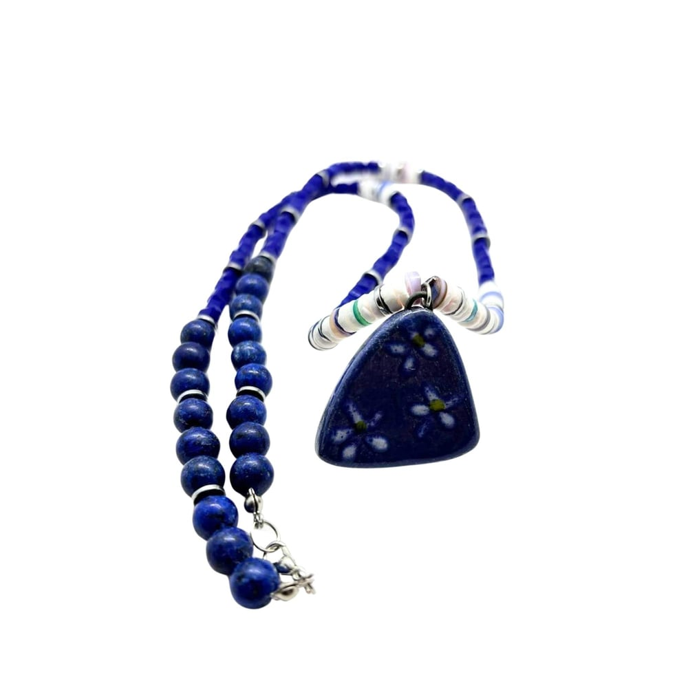 Gece Çiçeği - El Yapımı Kolye