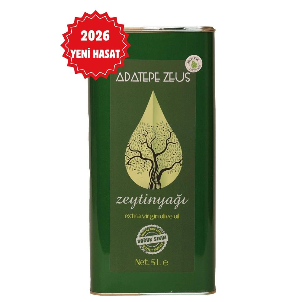 Soğuk Sıkım Filtresiz Naturel Sızma (2025-2026) Premium Zeytinyağı 5 lt.
