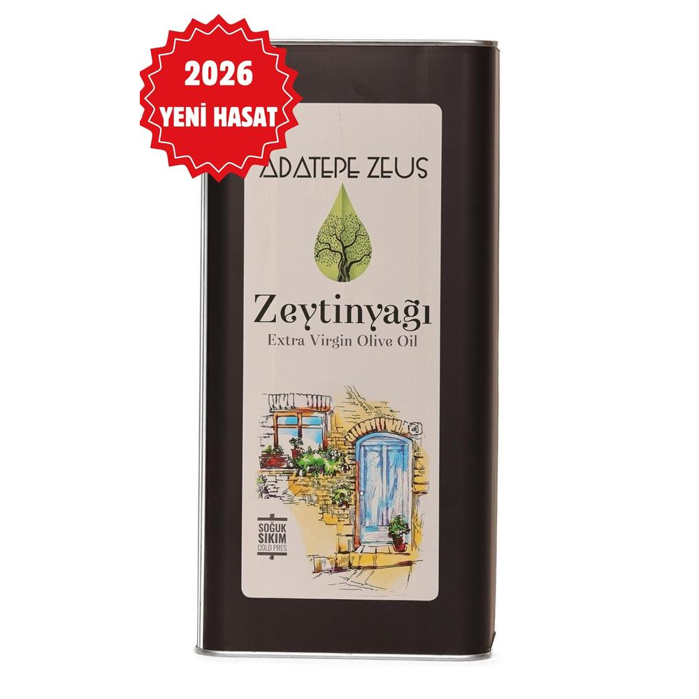 Soğuk Sıkım Filtresiz Yeni Sezon Erken Hasat (2025-2026) Premium Zeytinyağı 5 lt.