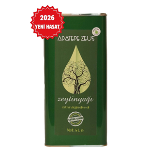 Soğuk Sıkım Filtresiz Naturel Sızma (2025-2026) Premium Zeytinyağı 5 lt.