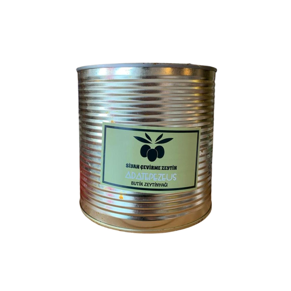 Siyah Sele Zeytin (Az Tuzlu) Teneke 2 kg.