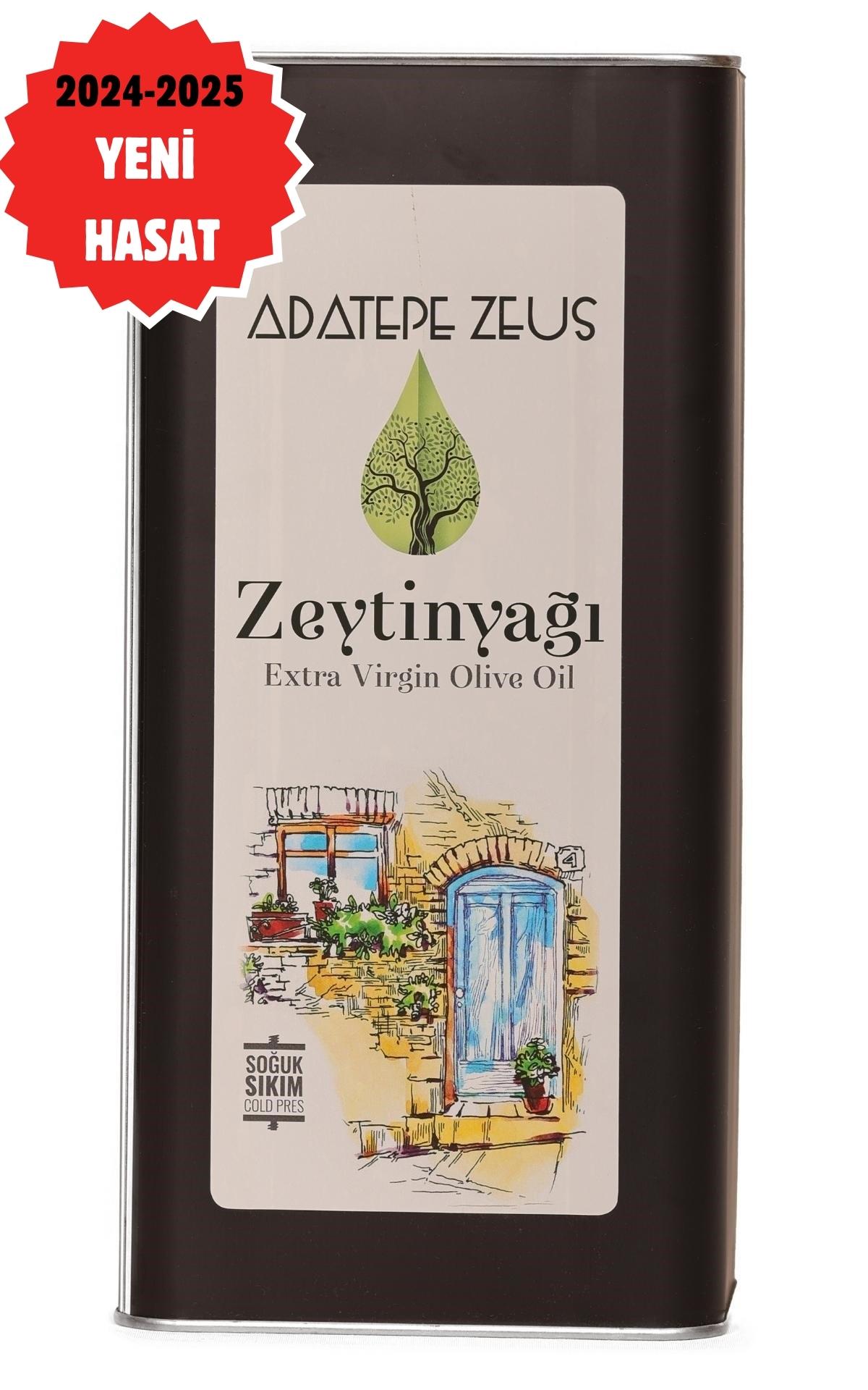 Soğuk Sıkım Filtresiz Yeni Sezon Erken Hasat (2024-Ekim) Premium Zeytinyağı 5 lt.