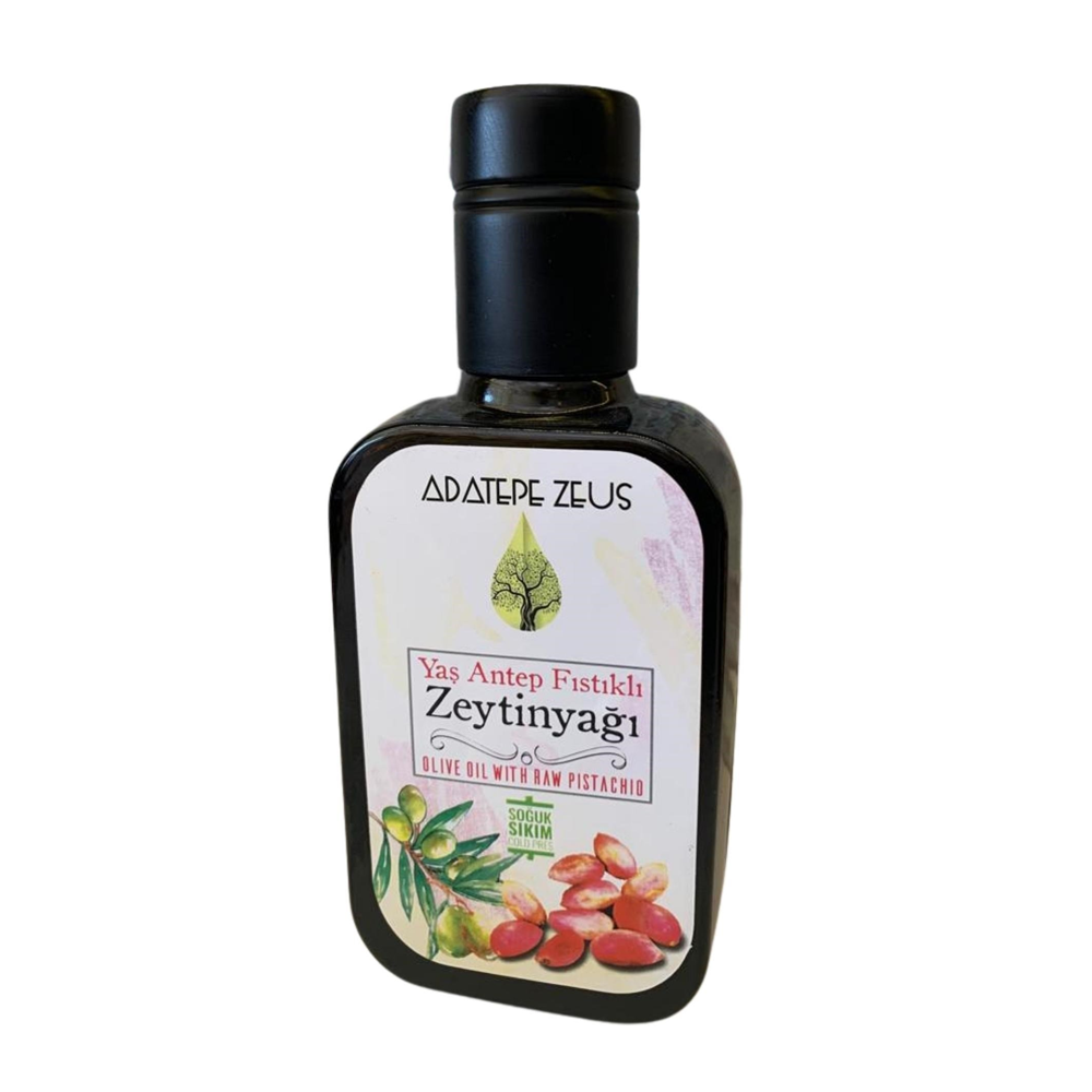 Yaş Antep Fıstıklı Zeytinyağı 250 ml.