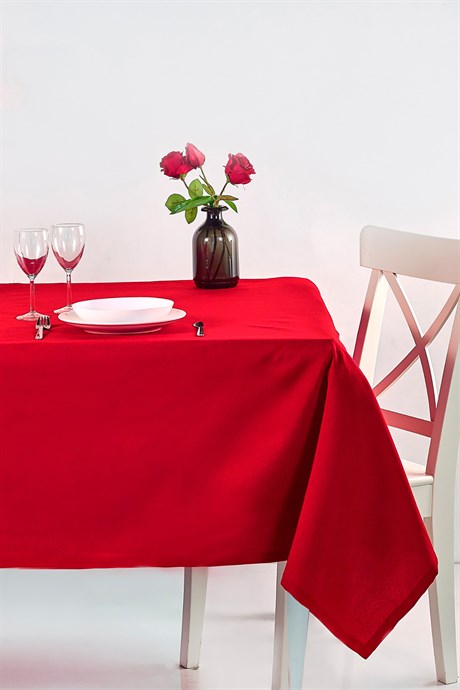 Roma Masa Örtüsü Kırmızı