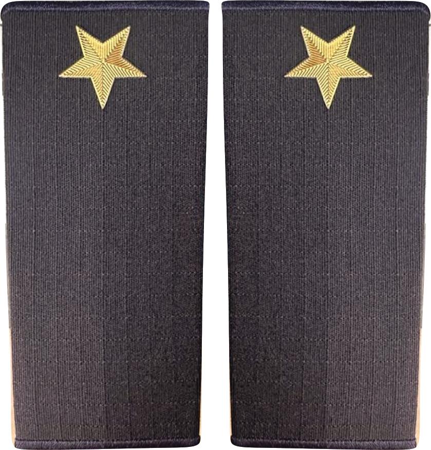 Asayiş Teğmen Rütbe Apolet