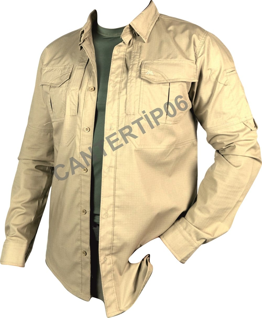 Taktik Gömlek Akn Bej