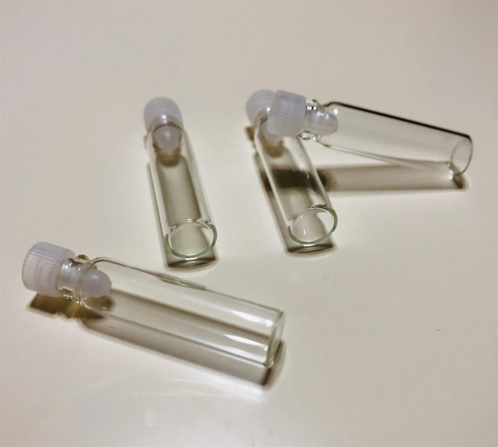 Cam Vial 1ml Boğumlu 100'lü Box Homeopati Remedileri İçin Muhafaza