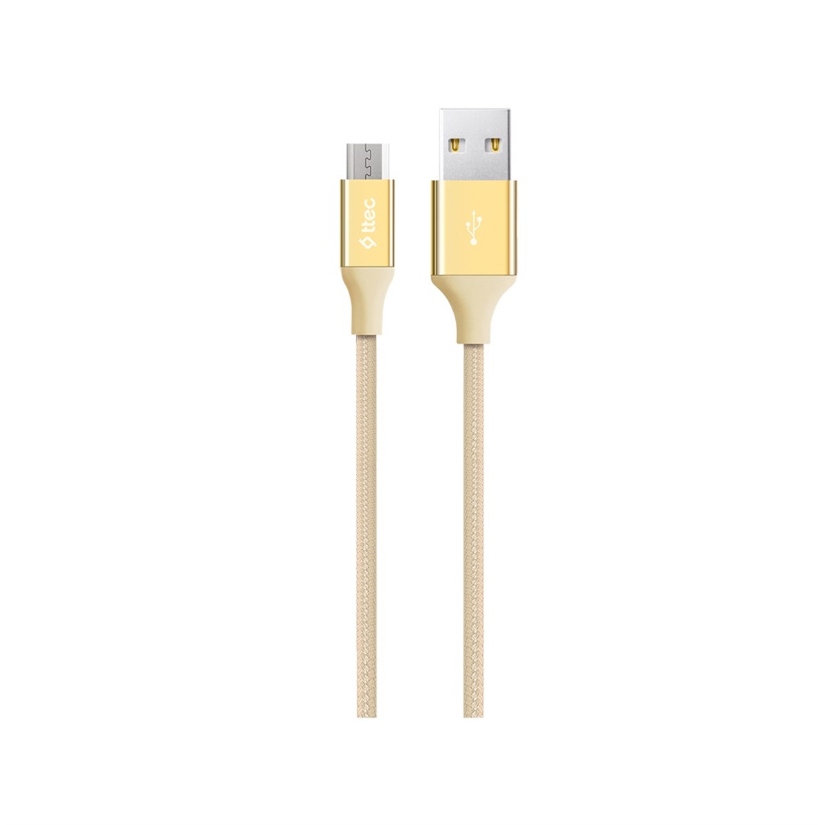 2DK11A ttec AlumiCable Micro USB Şarj Kablosu Altın