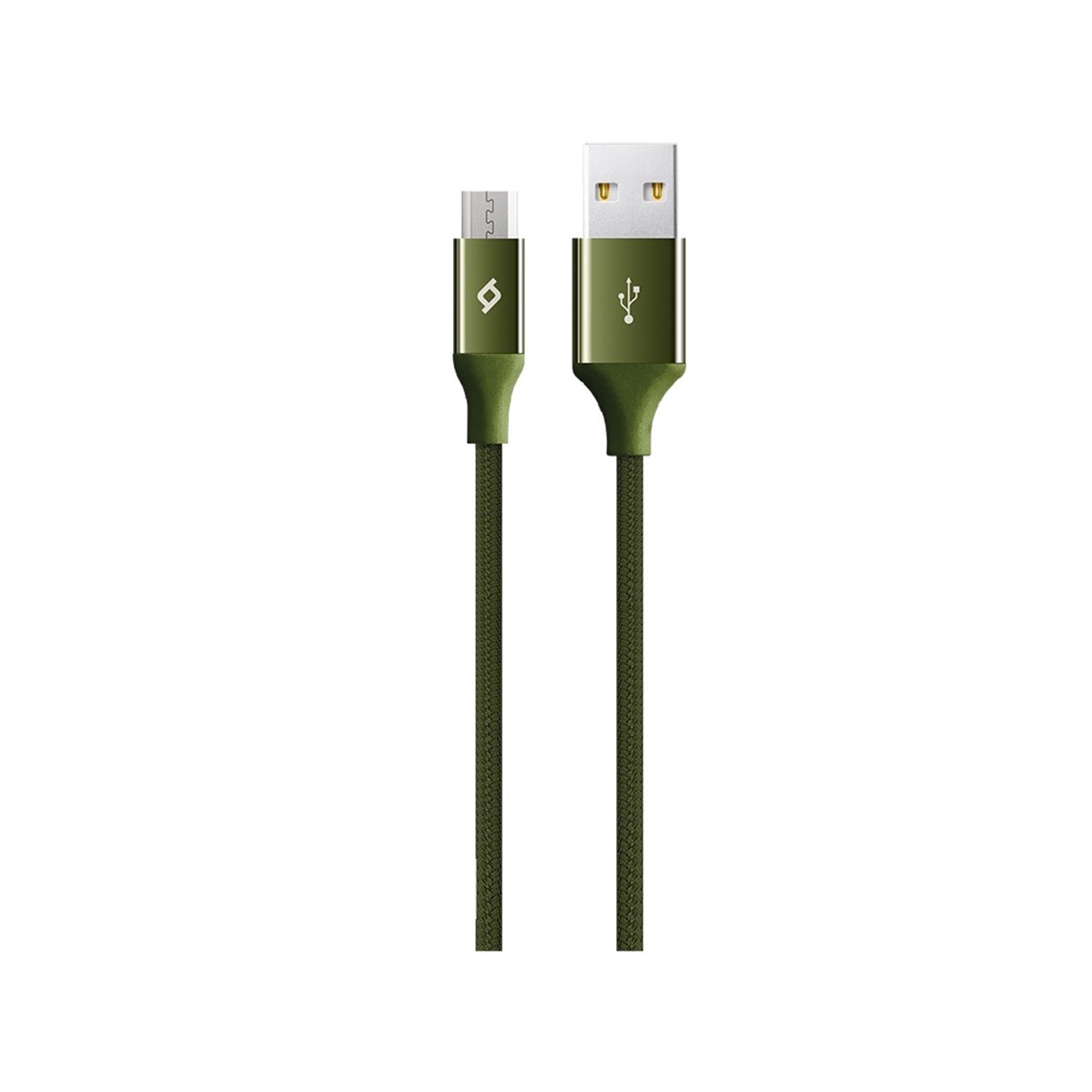 2DK11HY ttec AlumiCable Micro USB Şarj Kablosu Haki Yeşil