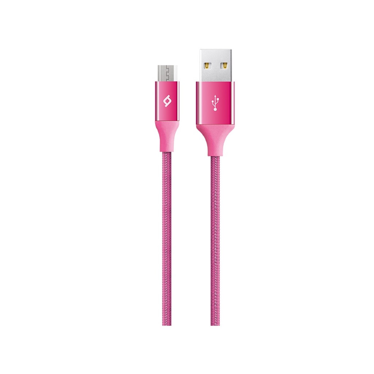 2DK11P ttec AlumiCable Micro USB Şarj Kablosu Pembe