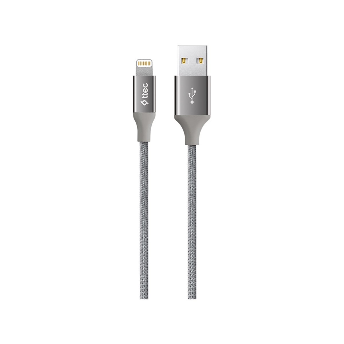 2DK16UGttec AlumiCable iPh. Şarj Kablosu Uzay Gri