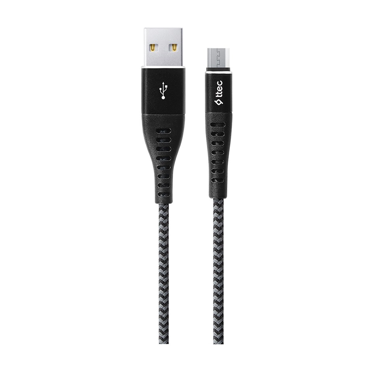 2DKX03MS ttec ExtremeCable Ekstra Dayanıklı Micro USB Şarj Kablosu 150cm Siyah