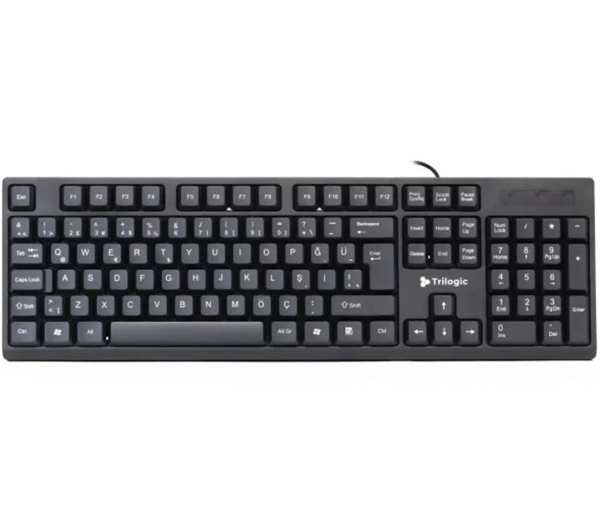KB103 Trilogic USB Q/TR Standart Klavye