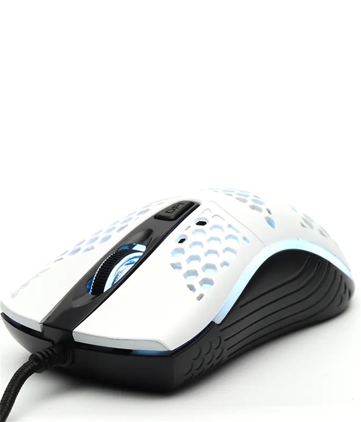 RM02B RUSH RGB 1600 DPI Oyuncu Mouse Beyaz