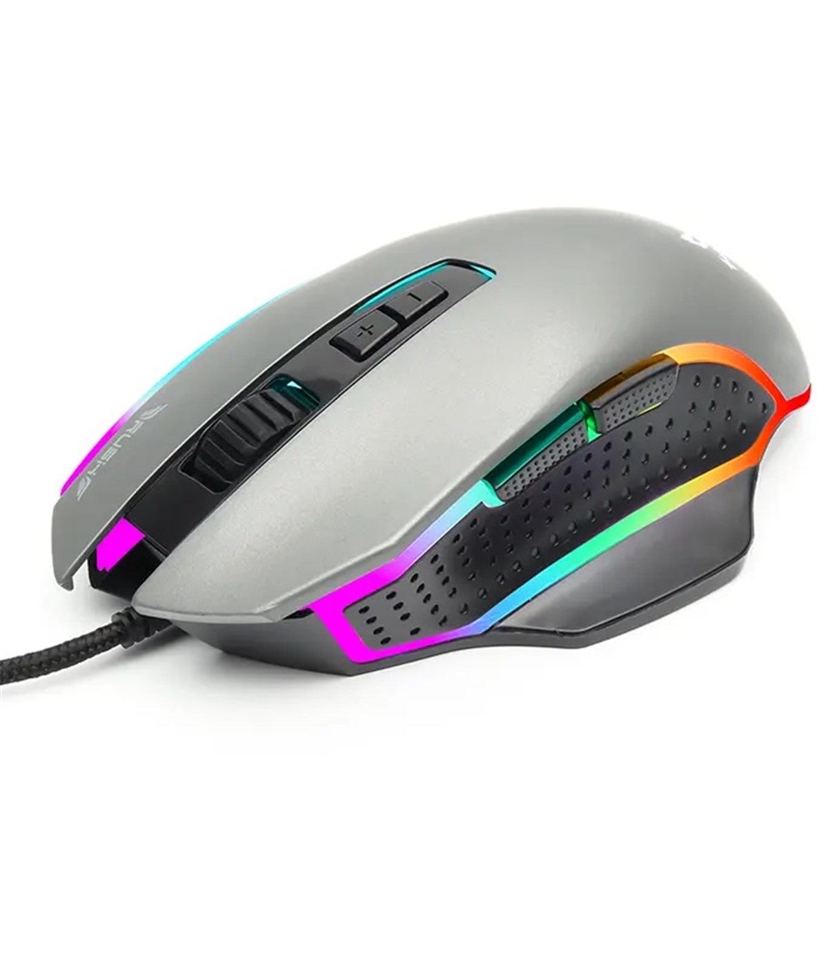 RM16G RUSH Gloria RGB 2400DPI Makro Oy Mouse Gri