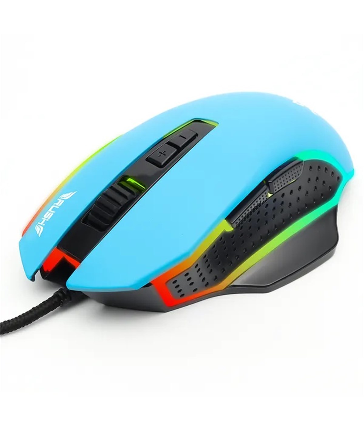RM16M RUSH Gloria RGB 2400DPI Makro Oy Mouse Mavi