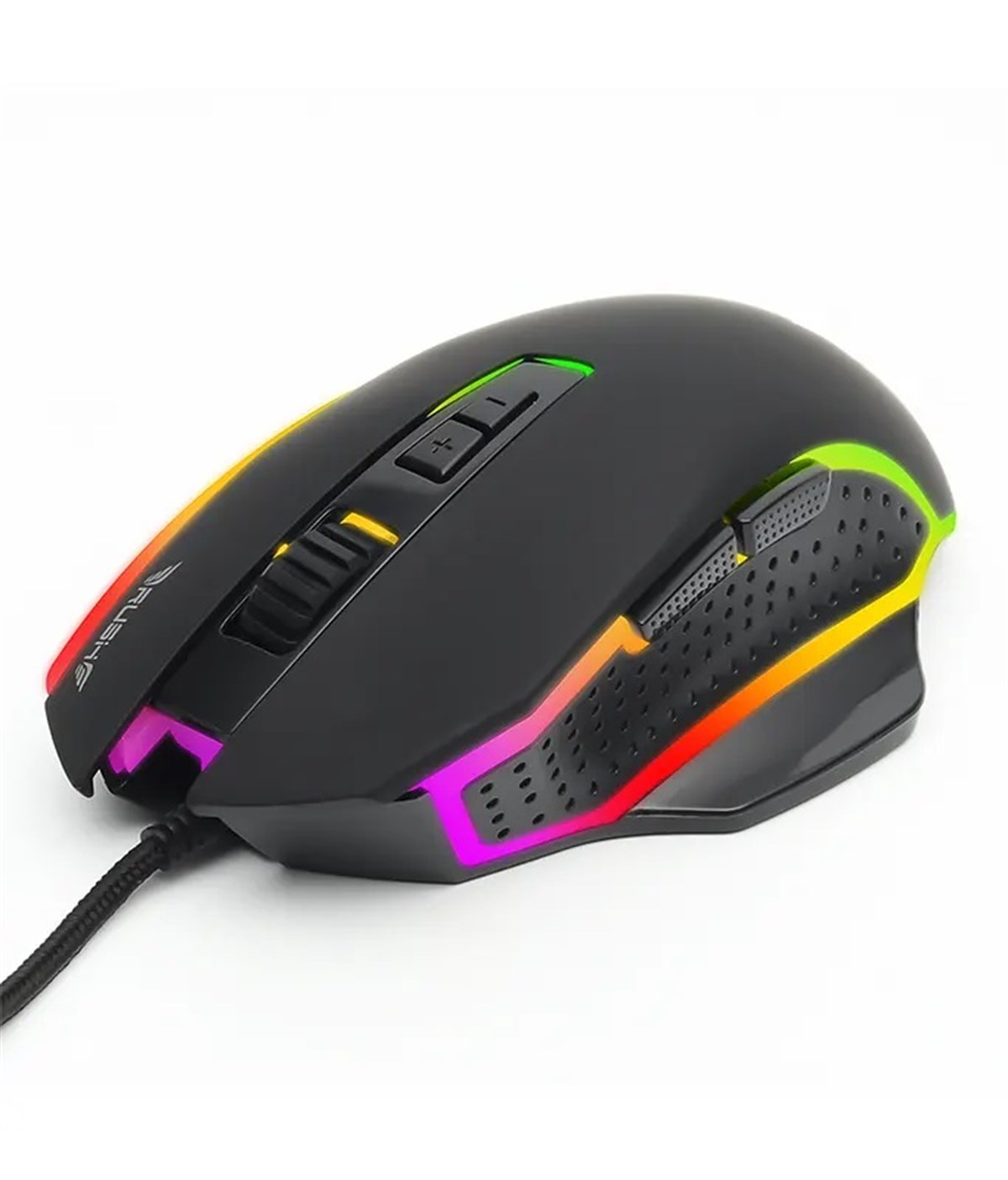 RM16S RUSH Gloria RGB 2400DPI Makro Oy Mouse Siyah
