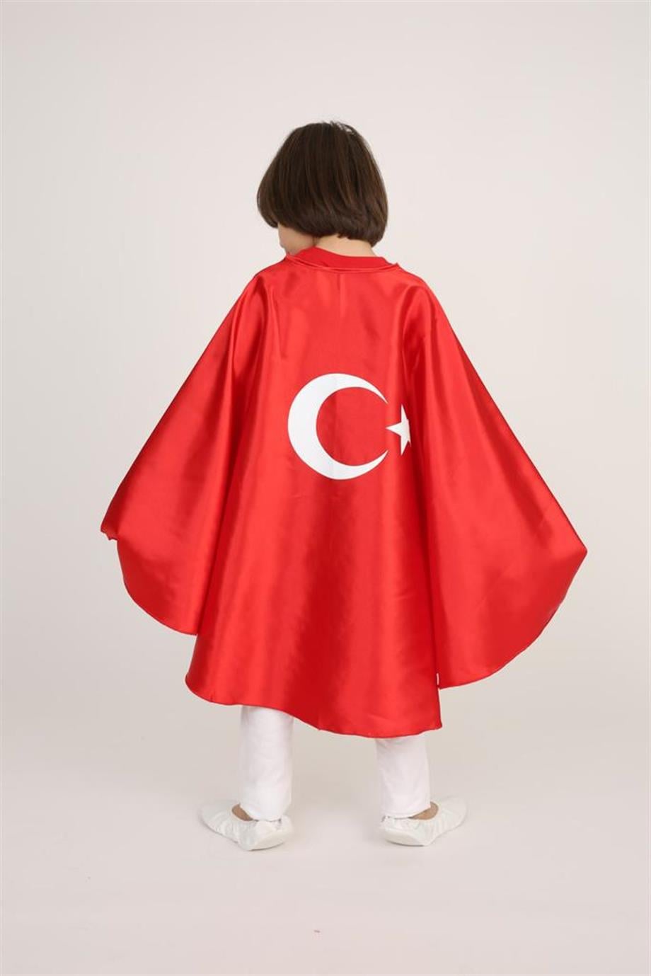  Atatürk Baskılı Unısex Çocuk Pelerini - 23 Nisan Atatürk Baskılı Unisex Çocuk Pelerini