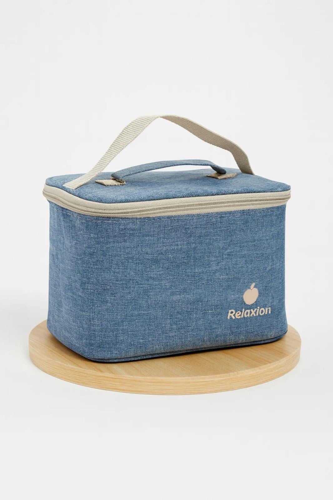 Çocuk Relaxion 3324 Düz Mavi Termal Beslenme Çantası – Okul ve Günlük Kullanıma Uygun, Isı Yalıtımlı