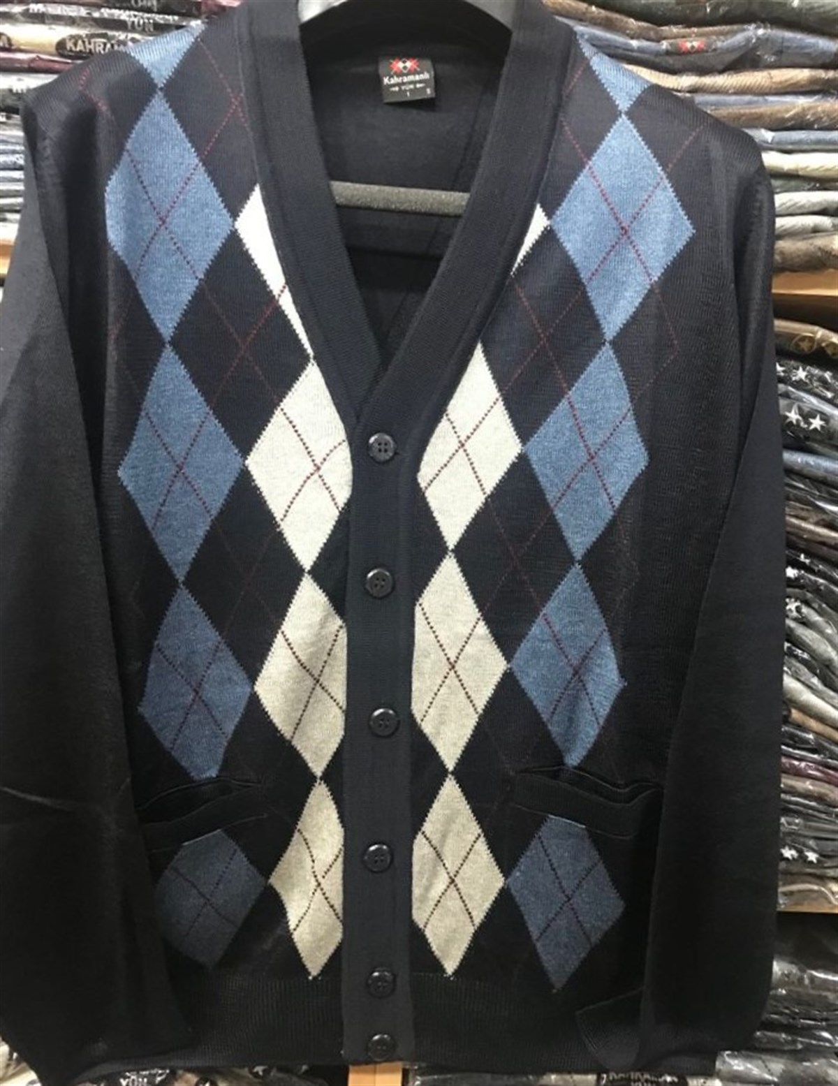 ERKEK BABA DESENLİ İNCE TRİKO HIRKA