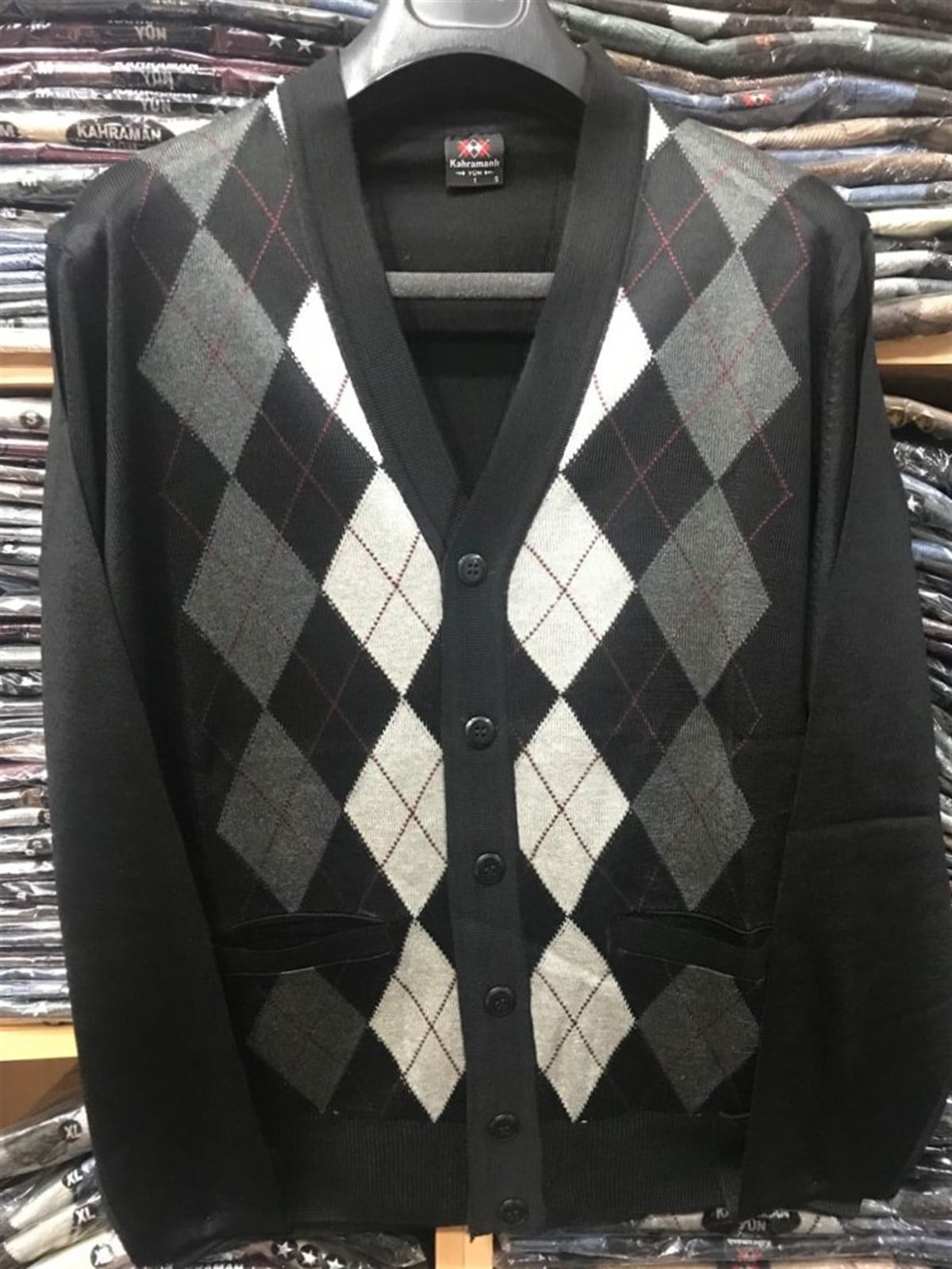 ERKEK BABA DESENLİ İNCE TRİKO HIRKA