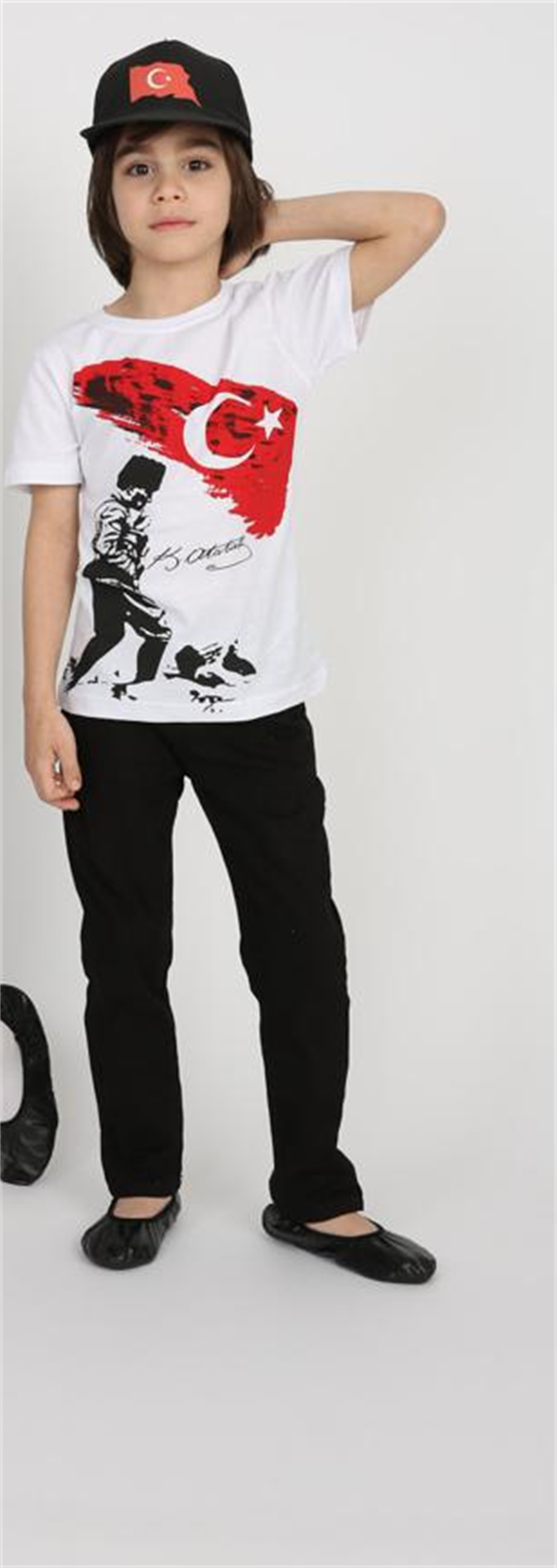 erkek çocuk 23 Nisan 29 Ekim 10 Kasım 19 Mayıs Gösteri Kıyafeti T-shirt PANTOLON Takım