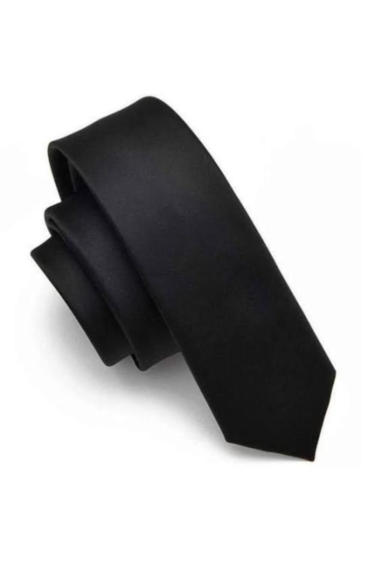 ERKEK DÜZ SİYAH KRAVAT