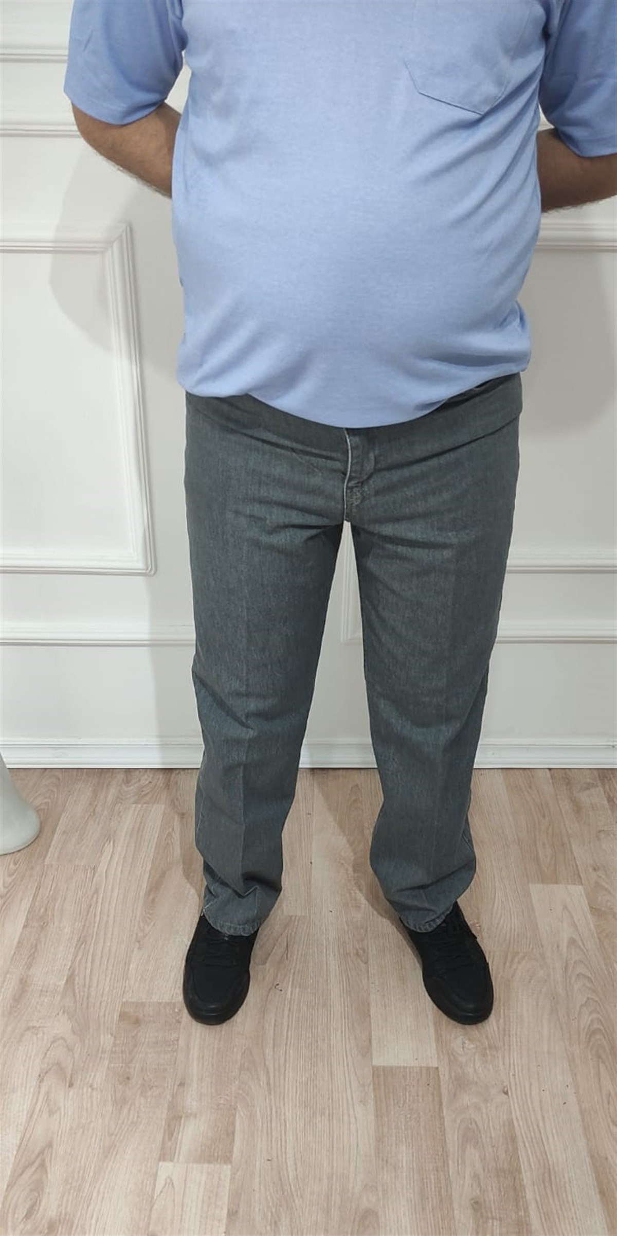 ERKEK KLASİK RAHAT KESİM KOT PANTOLON