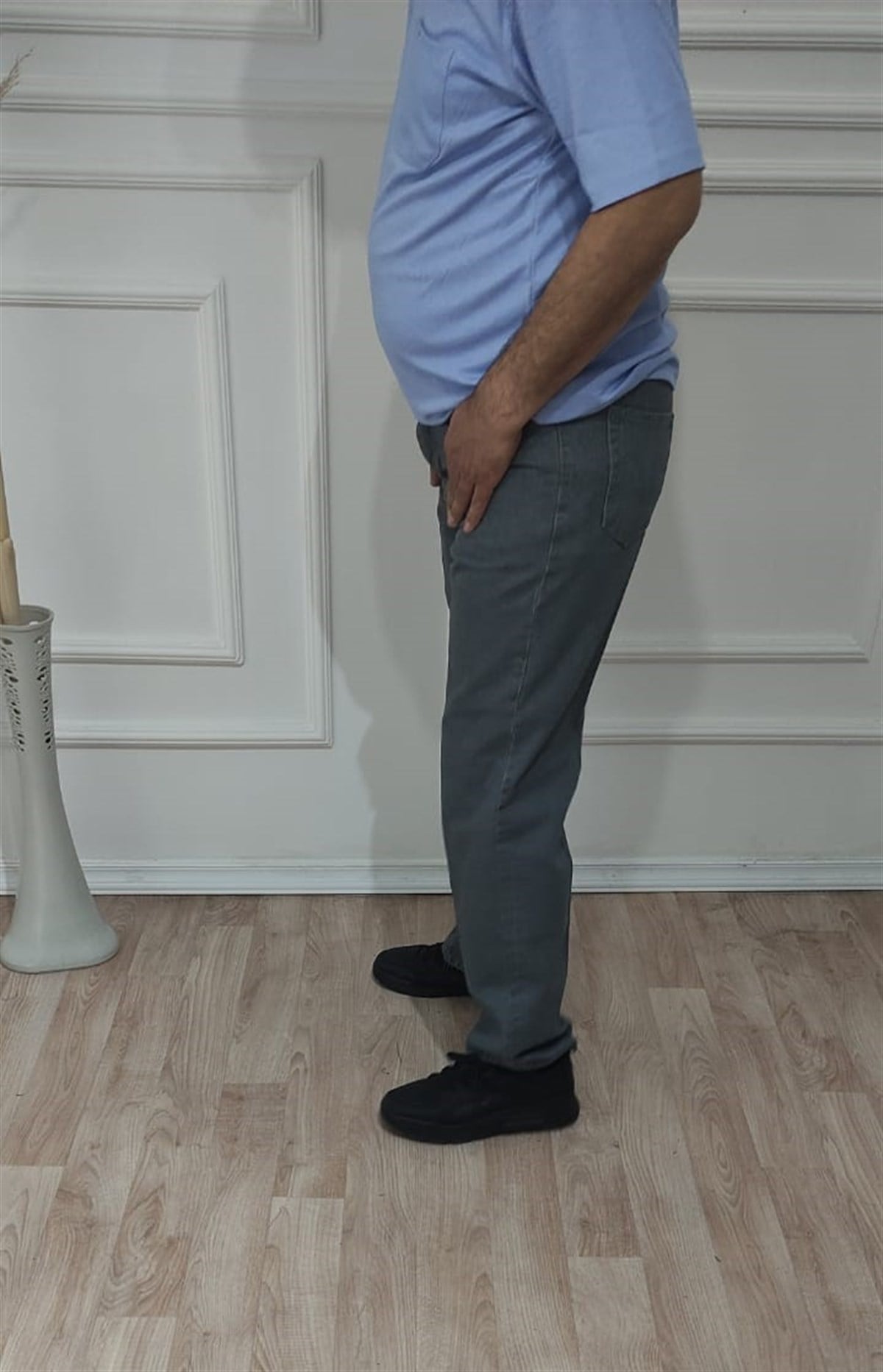 ERKEK KLASİK RAHAT KESİM KOT PANTOLON