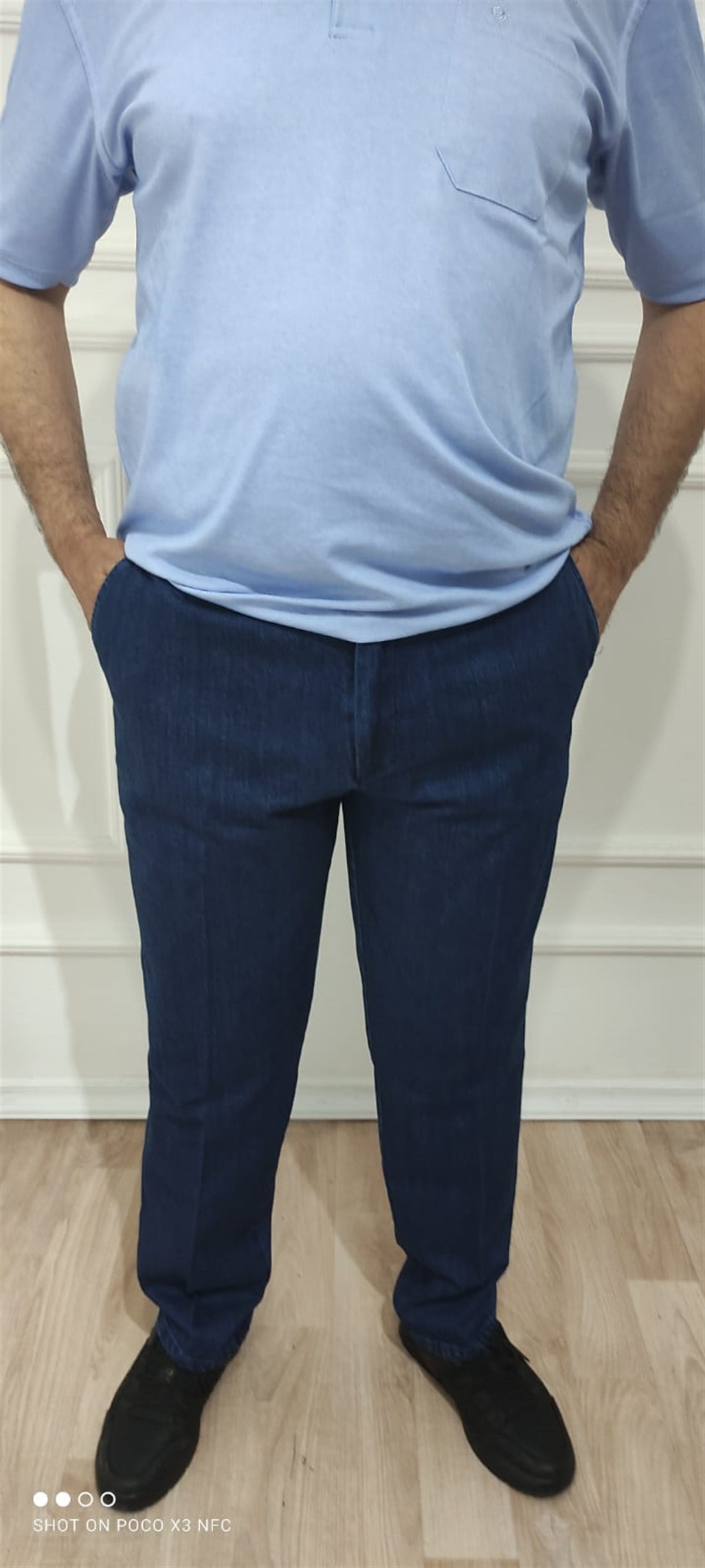 ERKEK KOYU MAVİ KLASİK KOT PANTOLON