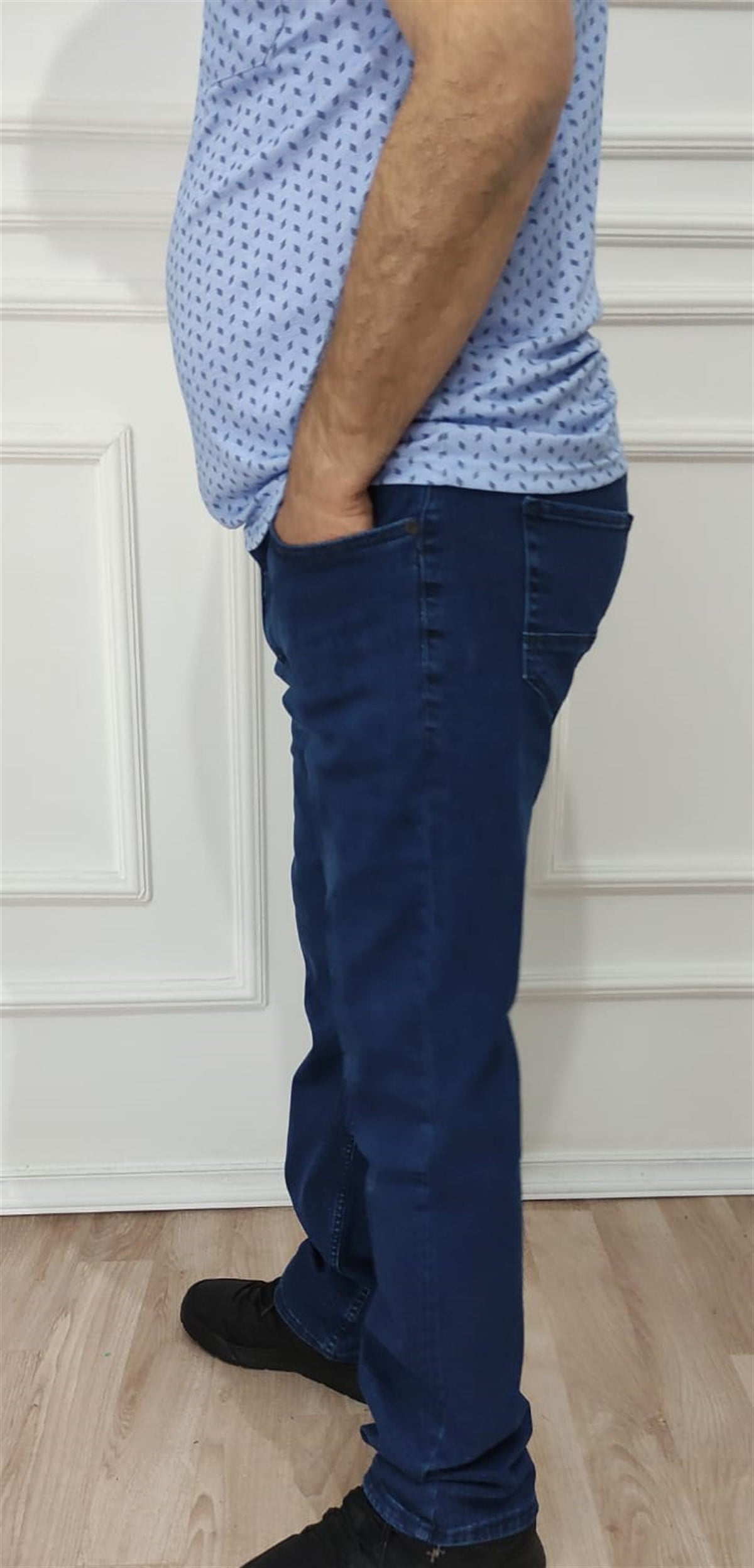 ERKEK RAHAT KESİM KOT PANTOLON