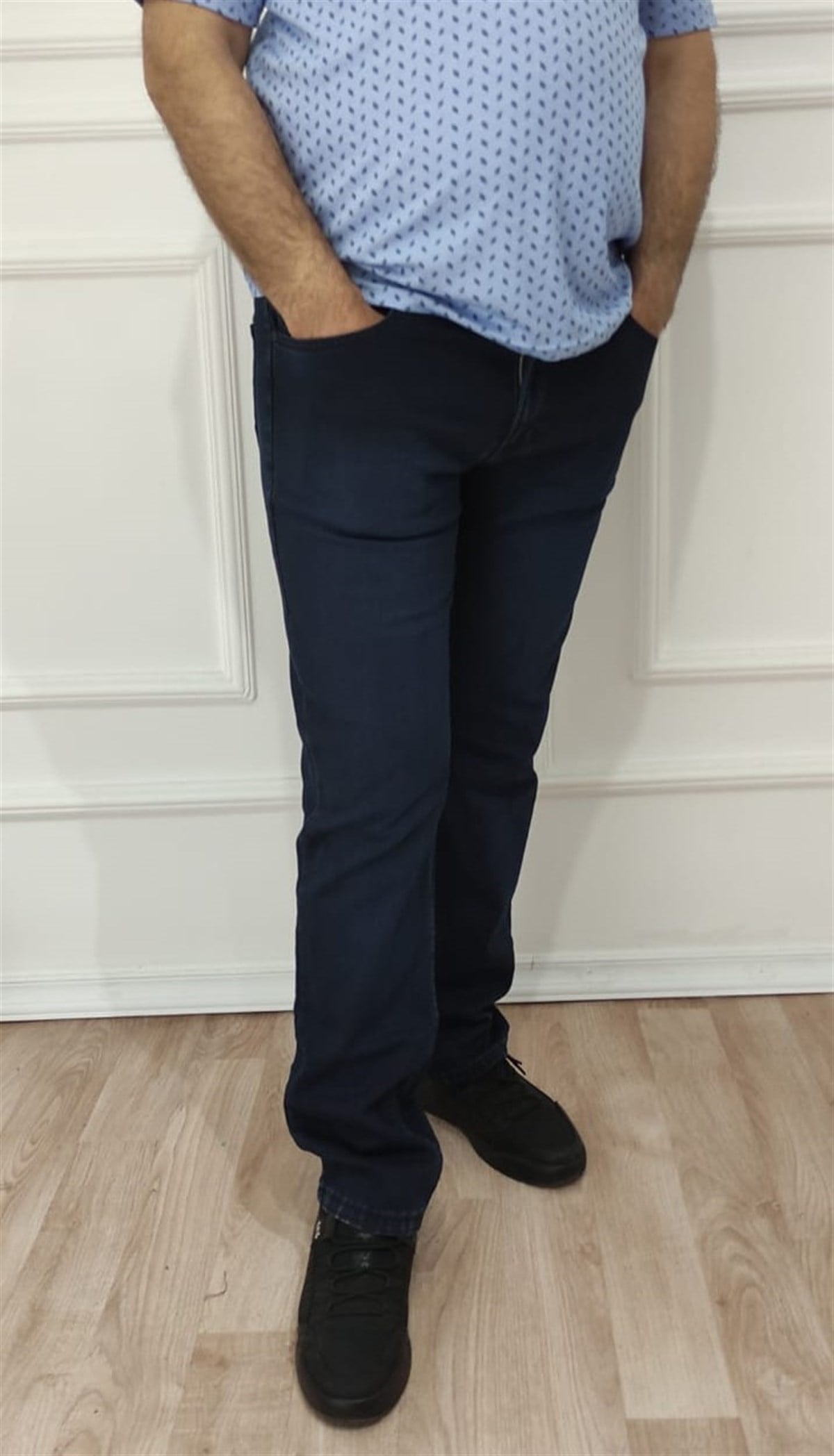 ERKEK RAHAT KESİM KOT PANTOLON