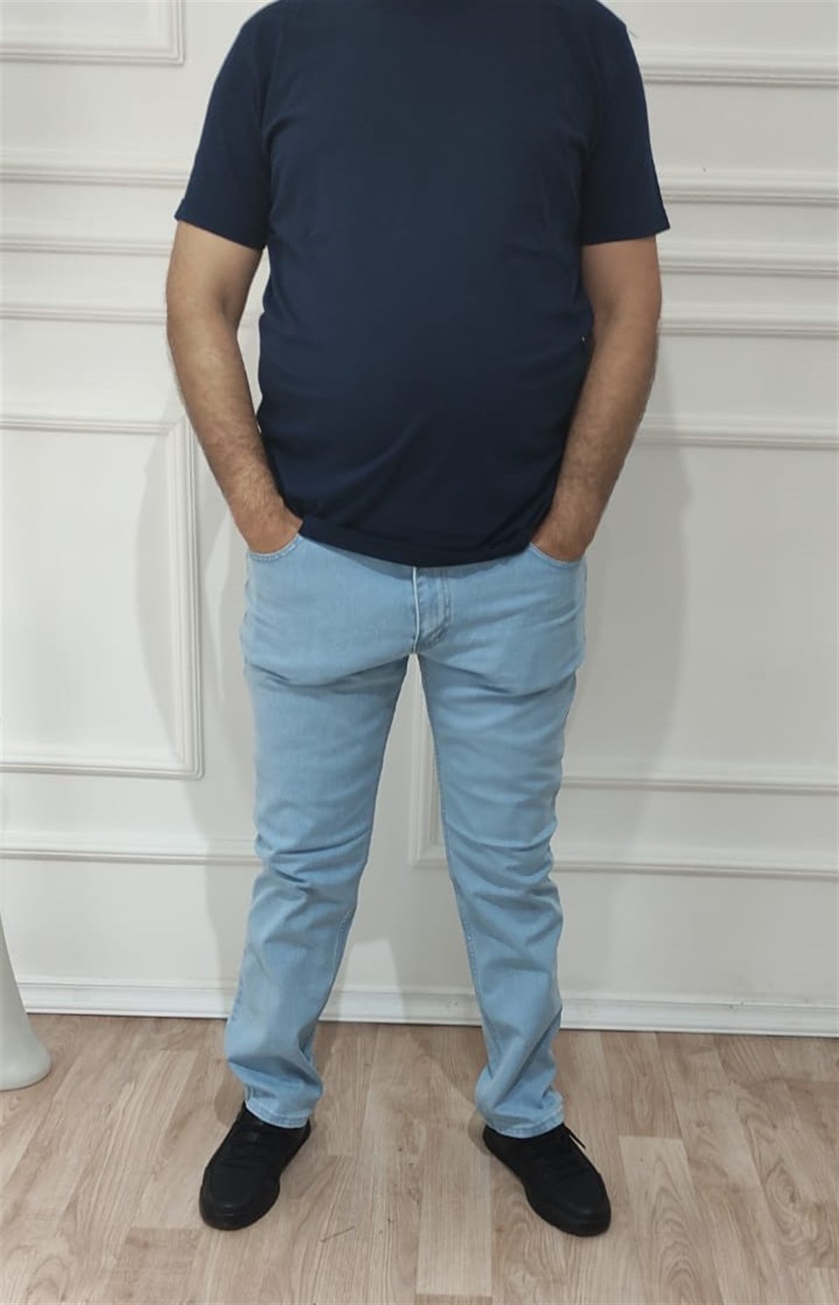 ERKEK RAHAT KESİM KOT PANTOLON