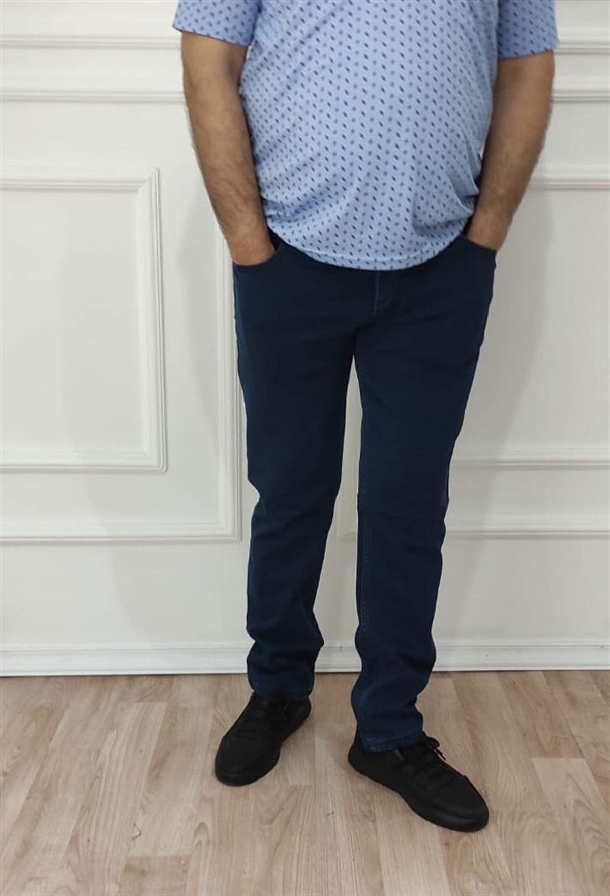 ERKEK RAHAT KESİM KOT PANTOLON