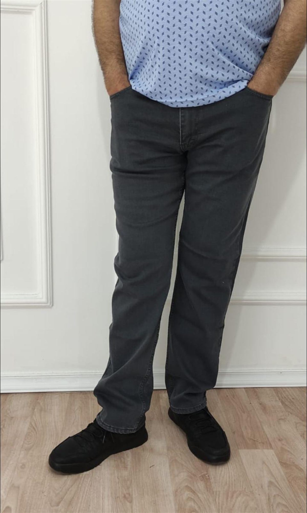 ERKEK RAHAT KESİM KOT PANTOLON