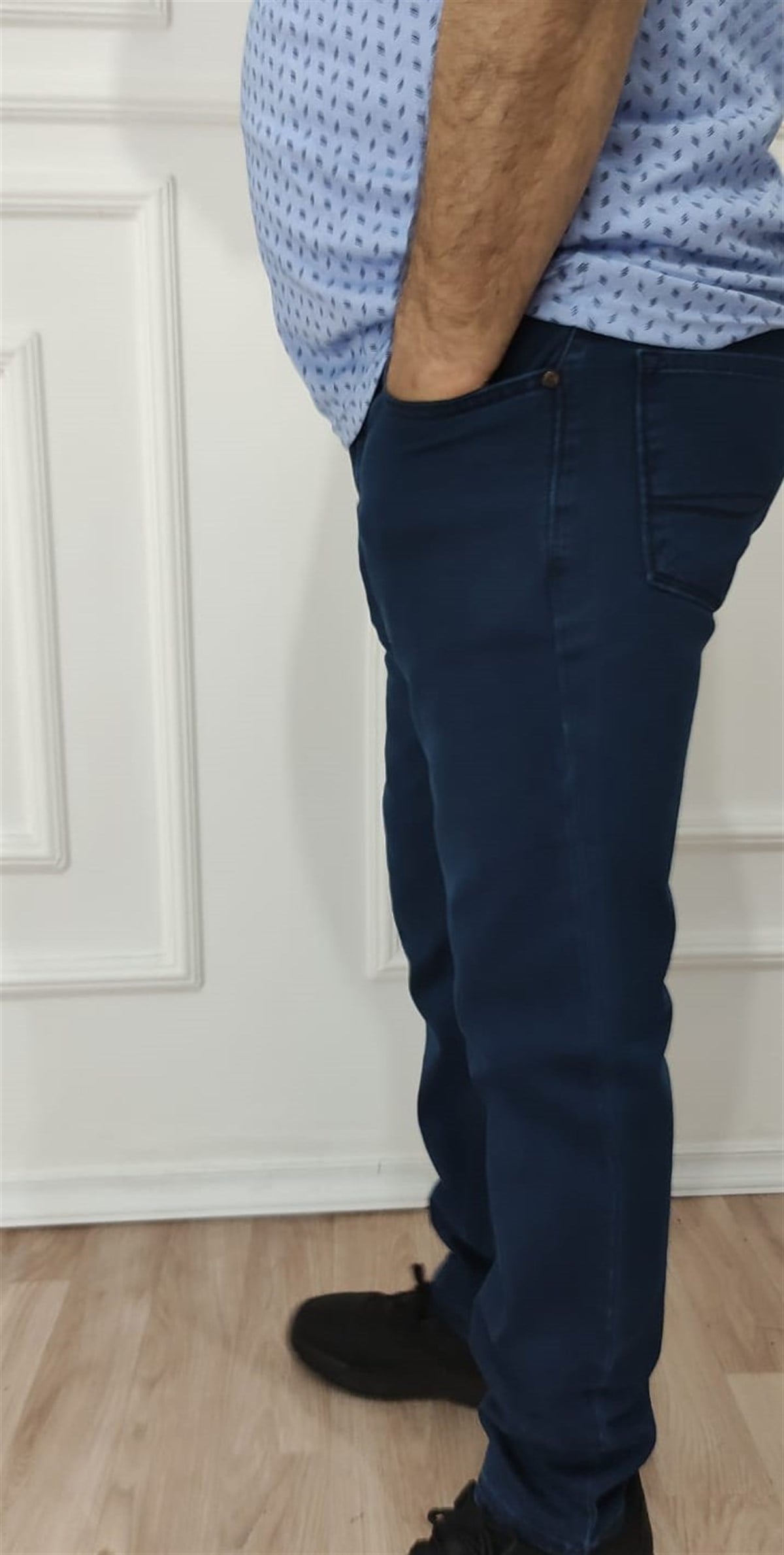 ERKEK RAHAT KESİM KOT PANTOLON