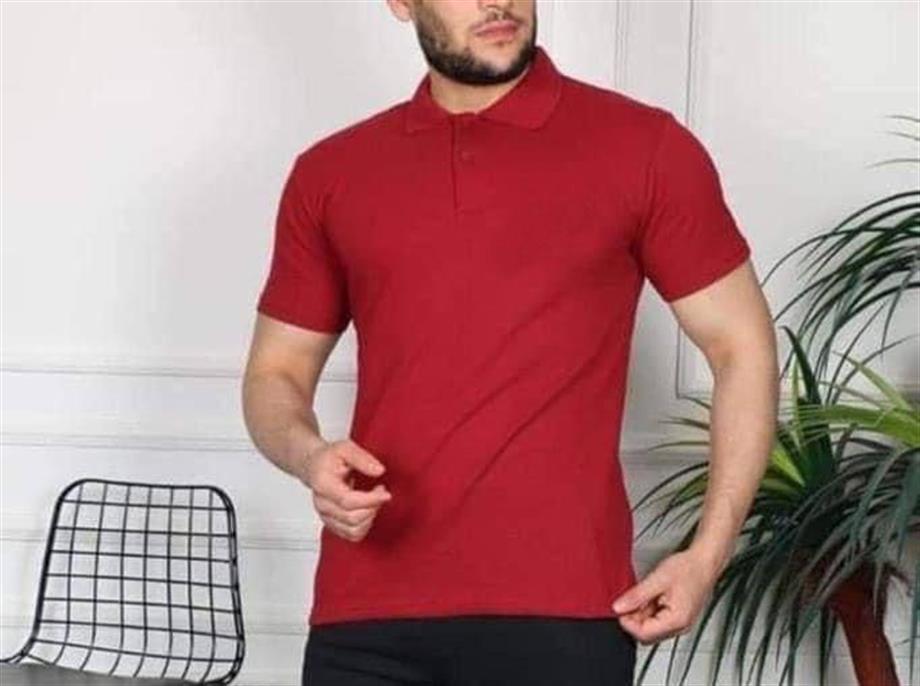 ERKEK SLİM FİT POLO YAKA BASIC DAR MODEL KISA KOL T-SHIRT