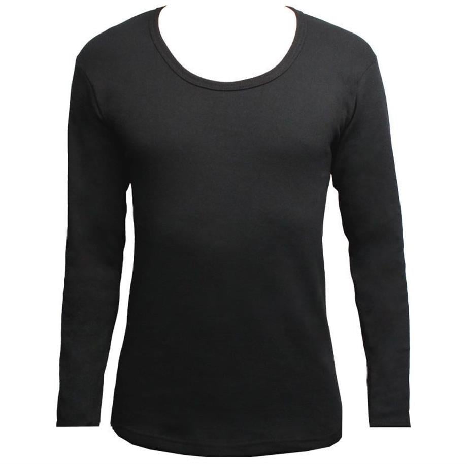 Erkek Uzun Kol Kışlık Termal Üst Siyah İçlik