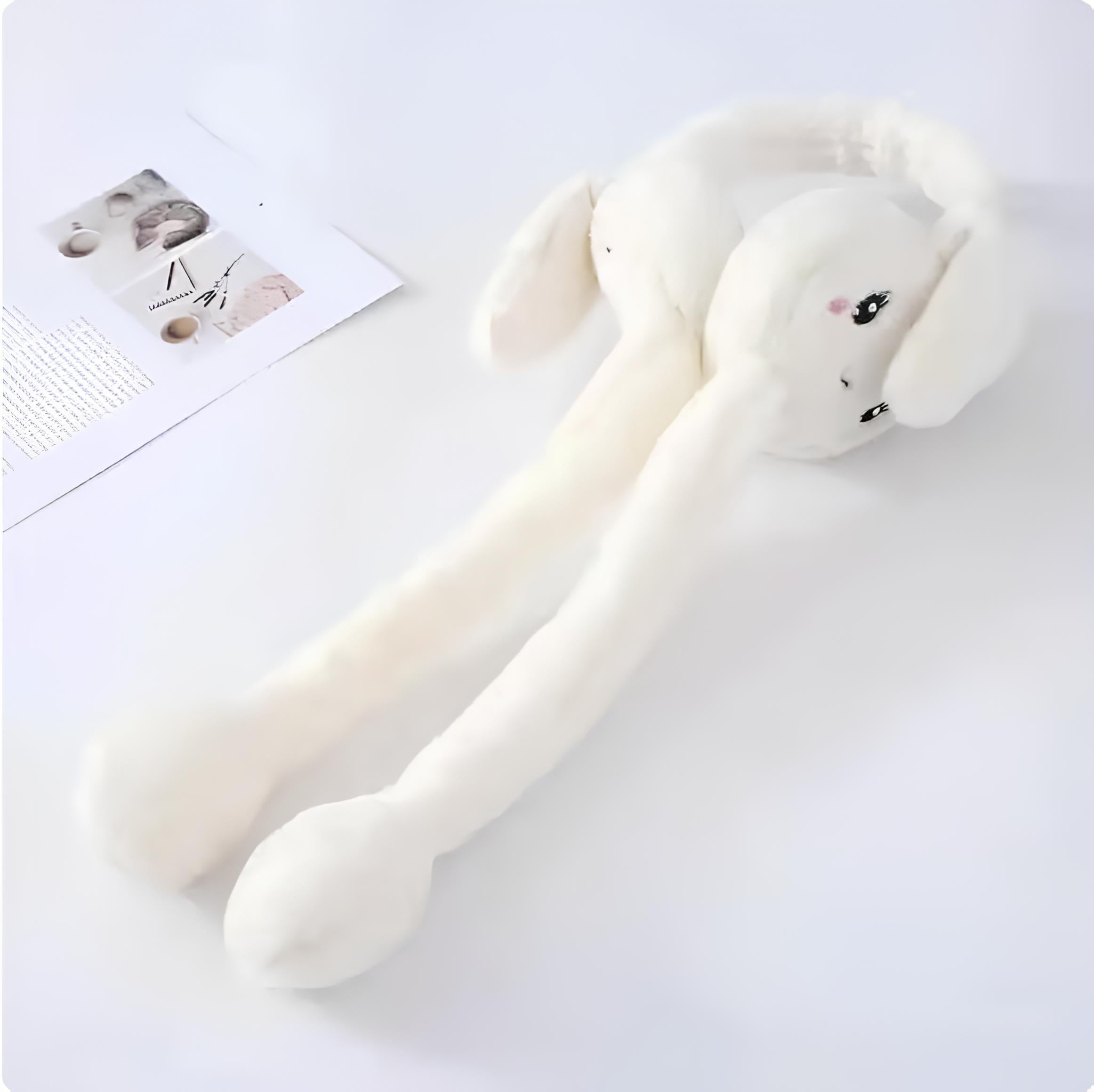Oynar Kulaklı Hareketli Tavşan Kulaklı Peluş Kulaklık