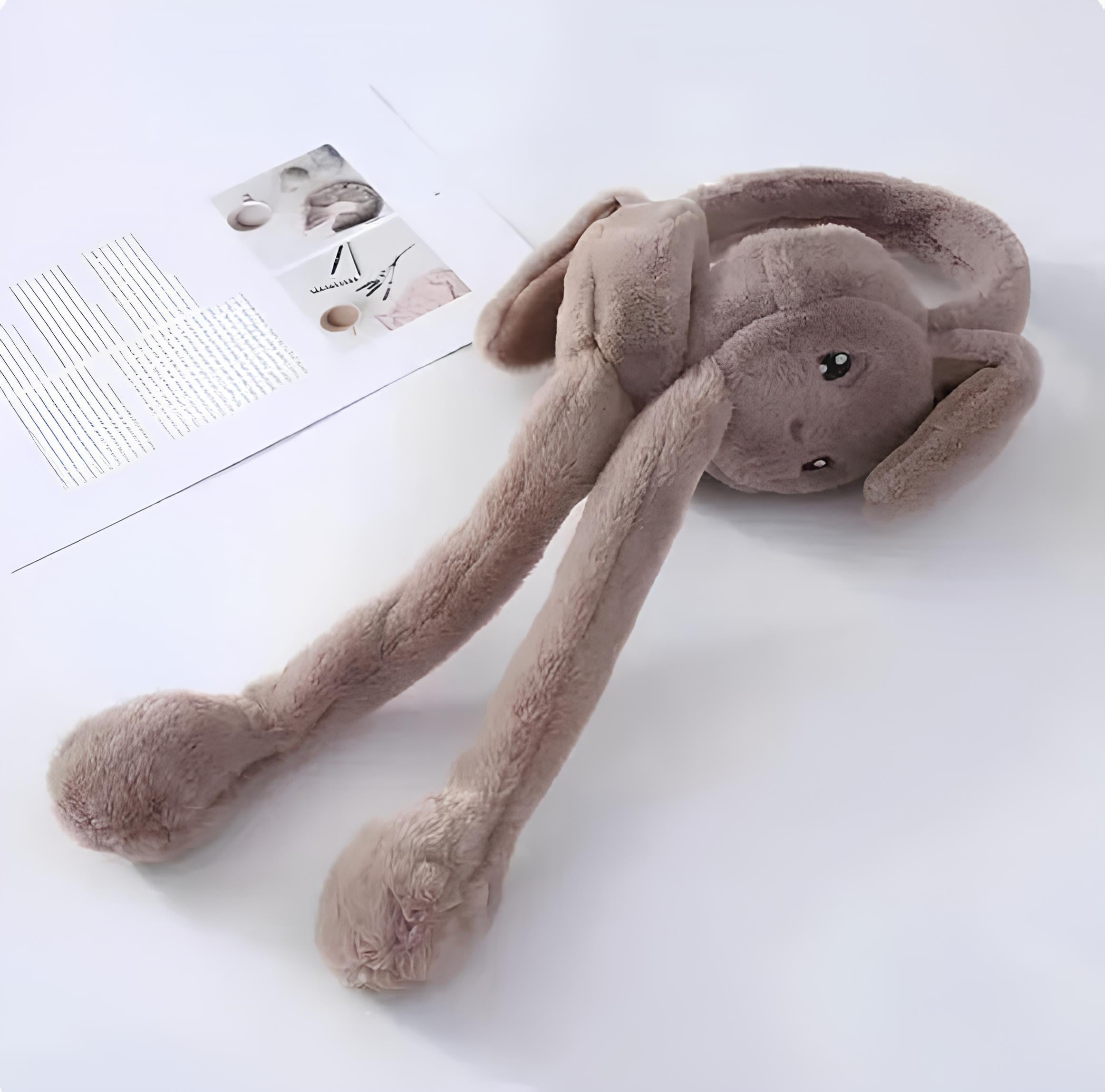 Oynar Kulaklı Hareketli Tavşan Kulaklı Peluş Kulaklık