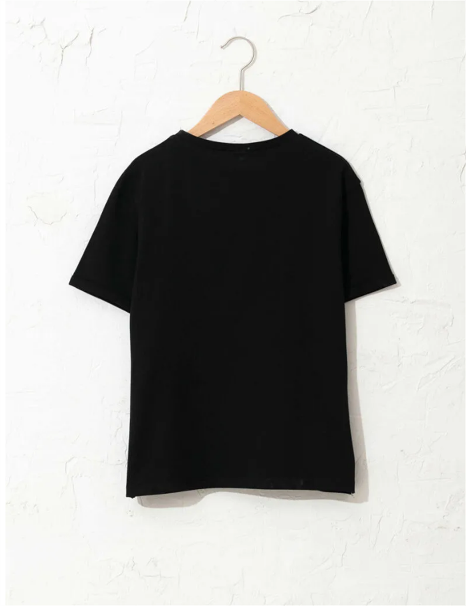 UNISEX ÇOCUK YUVARLAK bisiklet YAKA 23 nisan 29 ekim 10 kasım KISA KOL PENYE body T-SHIRT