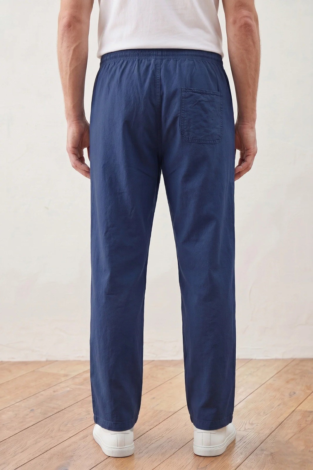 UNISEX HAM BEZ YAZLIK RAHAT KETEN PANTOLON