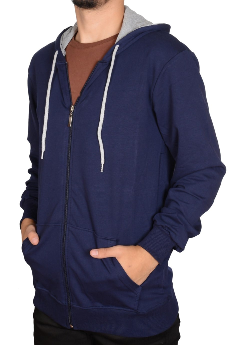 UNİSEX KAPŞONLU FERMUARLI SWEAT HIRKA
