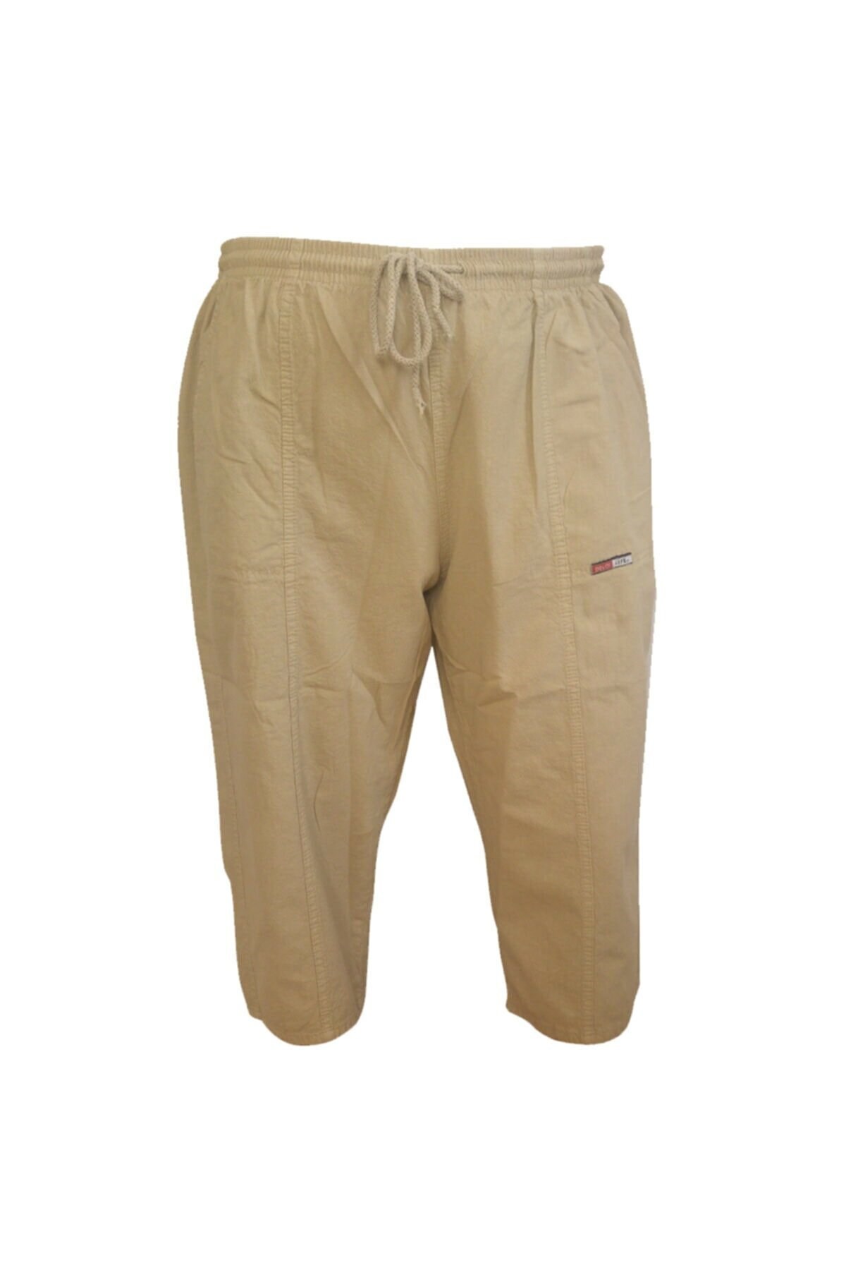 UNISEX KETEN KUMAŞ HAM BEZ YAZLIK RAHAT BERMUDA KAPRİ