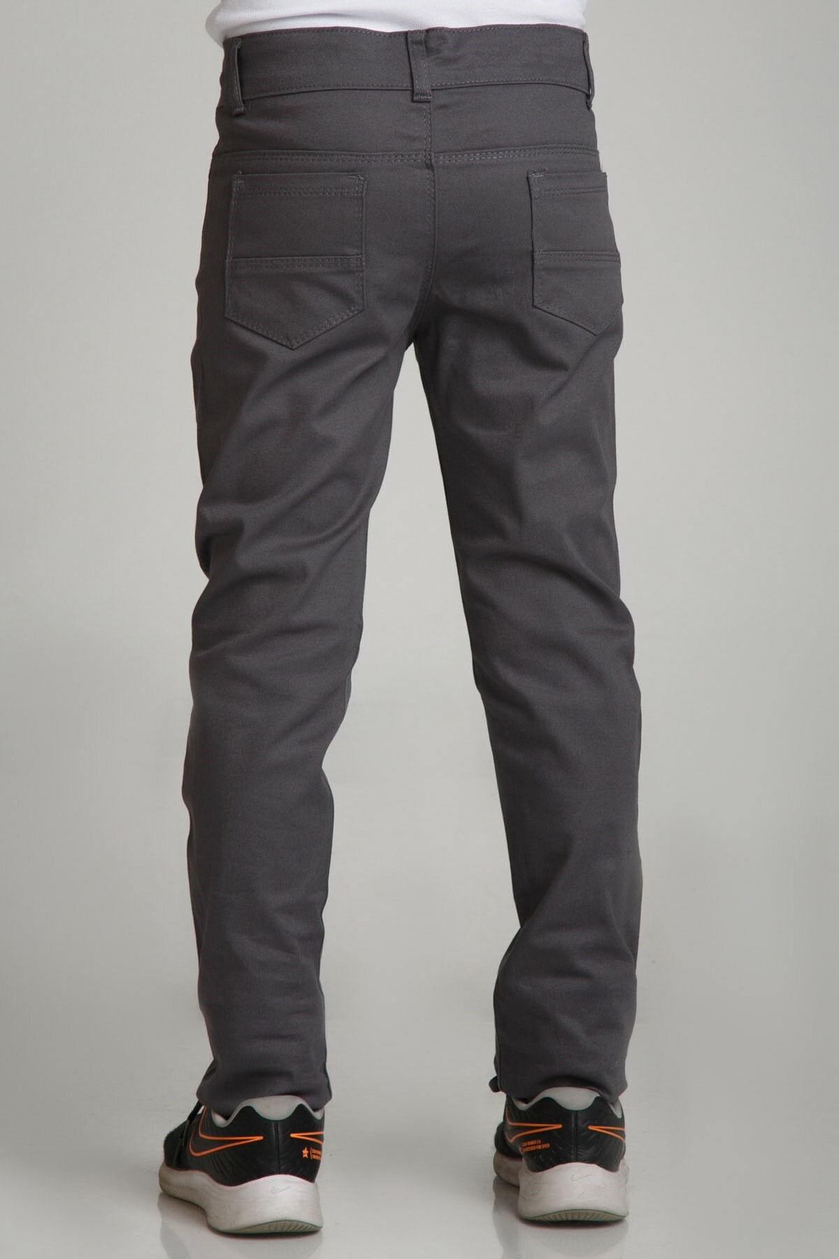 UNISEX SPOR MODEL GRİ CANVAS PANTOLON
