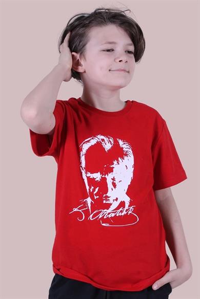 Atatürk İmzalı Baskılı Unisex Tişört