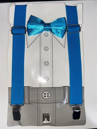 Çocuk Ayarlamalı Askı Ve Papyon Takım Seti