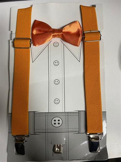 Çocuk Ayarlamalı Askı Ve Papyon Takım Seti