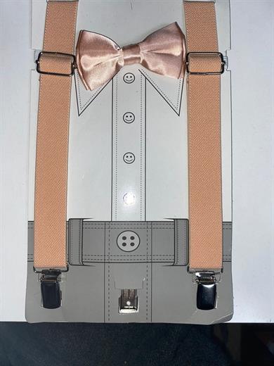 Çocuk Ayarlamalı Askı Ve Papyon Takım Seti